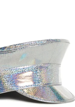 Funk Plus Hats*Vinyl Captain Hat - Glitter
