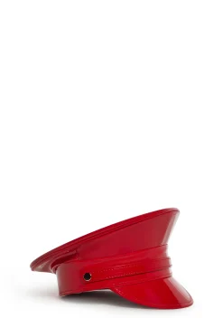 Funk Plus Hats*Vinyl Captain Hat With Strap