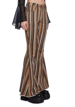 dELiA*s by Dolls Kill Bottoms|Pants*Vinyl Vibes Pinstripe Trousers