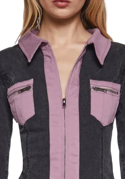 Generation Kiss Tops|Plus*Violetta Long Sleeve Blouse
