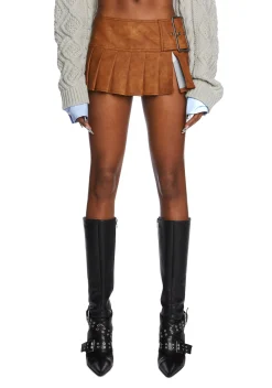 Poster Grl Bottoms|Skirts*Viral Takeover Mini Skirt - Camel