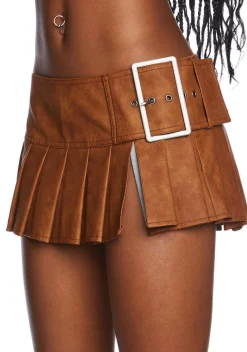 Poster Grl Bottoms|Skirts*Viral Takeover Mini Skirt - Camel