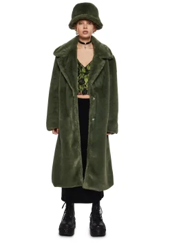 Current Mood Outerwear|Plus*Virtual Insanity Faux Fur Coat And Hat