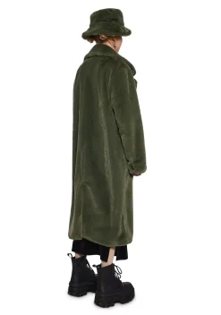 Current Mood Outerwear|Plus*Virtual Insanity Faux Fur Coat And Hat