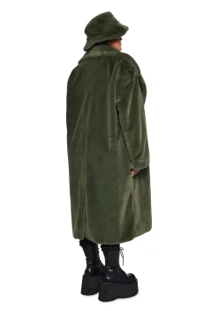 Current Mood Outerwear|Plus*Virtual Insanity Faux Fur Coat And Hat