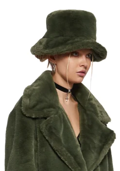 Current Mood Outerwear|Plus*Virtual Insanity Faux Fur Coat And Hat