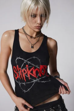 Dolls Kill x Slipknot Tops|Plus*Virus Of Life Tank Top