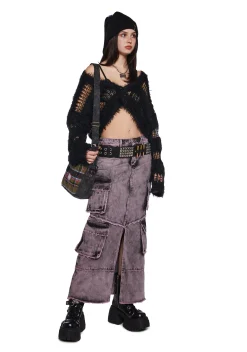 The Ragged Priest Bottoms|Skirts*Vortex Cargo Maxi Skirt