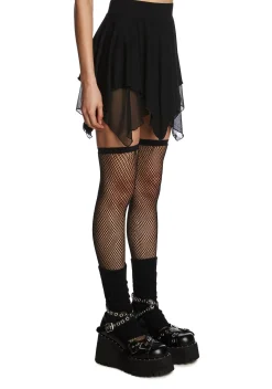 The Grave Girls Bottoms|Skirts*Wait For The Blackout Mini Skirt