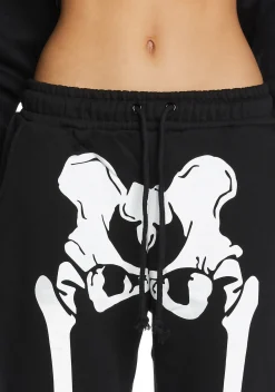 Trickz N' Treatz Bottoms|Pants*Wake The Dead Skeleton Joggers