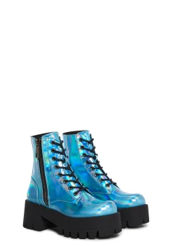 Current Mood Boots*Walking On Water Combat Boots