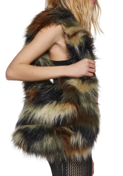 Current Mood Bags*Wander Off Faux Fur Shoulder Bag