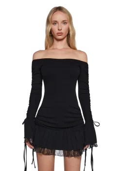 Current Mood Dresses|Mini Dresses*Want You Bad Mini Dress - Black