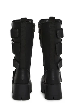 DARKER WAVS Boots*Warp Bullet Combat Boots