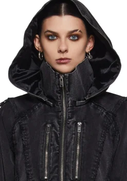 DARKER WAVS Outerwear|Sweatshirts & Hoodies*Warp Denim Bomber Jacket