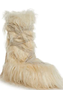 DARKER WAVS Boots*Warp Faux Fur Boots