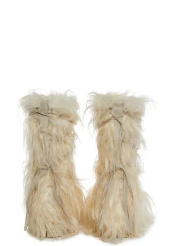 DARKER WAVS Boots*Warp Faux Fur Boots