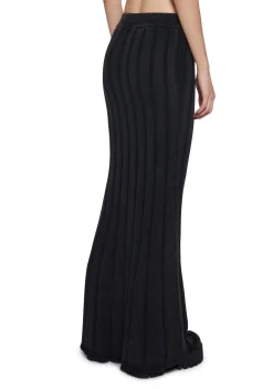 DARKER WAVS Bottoms|Skirts*Warp Knit Maxi Skirt