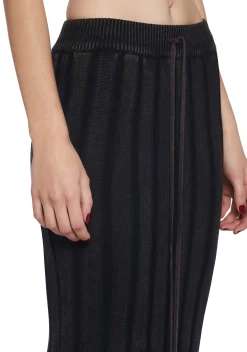 DARKER WAVS Bottoms|Skirts*Warp Knit Maxi Skirt