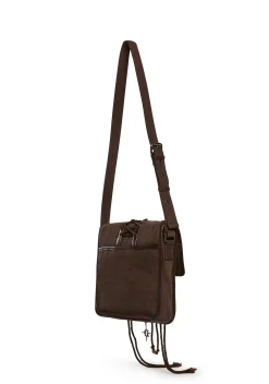 DARKER WAVS Bags*Warp Lace-Up Messenger Bag