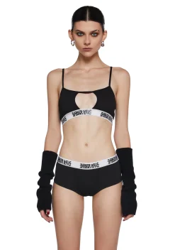 DARKER WAVS Lingerie|Plus*Warp Lingerie Set