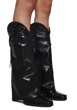 DARKER WAVS Boots*Warp Western Pant Boots