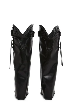 DARKER WAVS Boots*Warp Western Pant Boots