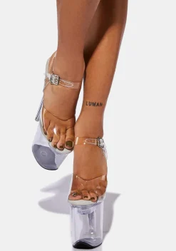 Pleaser Platforms|Heels*Watch My Silhouette Light Up Platform Heels