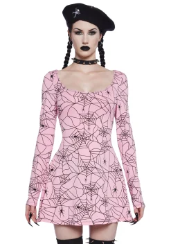 Trickz N' Treatz Dresses|Mini Dresses*Webbed Whimsy Mini Dress