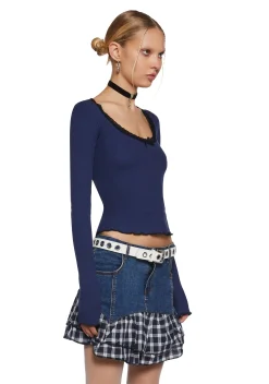 dELiA*s by Dolls Kill Tops|Plus*Weekend Ready Long Sleeve Top