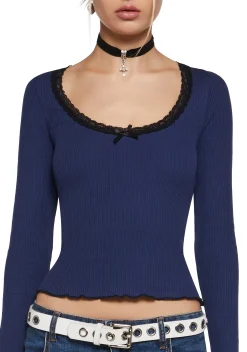 dELiA*s by Dolls Kill Tops|Plus*Weekend Ready Long Sleeve Top