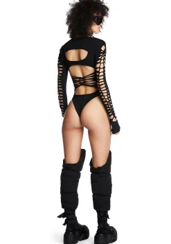Poster Grl Tops*While I'm Young Bodysuit And Shrug Set