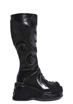 Current Mood Boots|Heels*Whirlwind Mayhem Knee High Boots