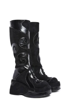 Current Mood Boots|Heels*Whirlwind Mayhem Knee High Boots