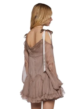 Current Mood Dresses|Mini Dresses*Whirlwind Radiance Mini Dress - Brown