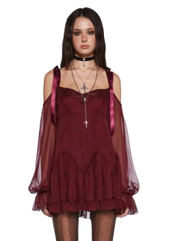 Current Mood Dresses|Mini Dresses*Whirlwind Radiance Mini Dress - Red