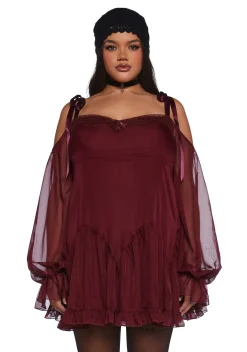 Current Mood Dresses|Mini Dresses*Whirlwind Radiance Mini Dress - Red