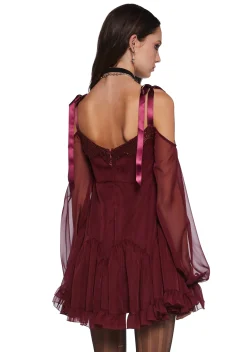 Current Mood Dresses|Mini Dresses*Whirlwind Radiance Mini Dress - Red