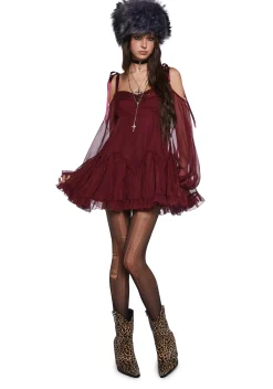 Current Mood Dresses|Mini Dresses*Whirlwind Radiance Mini Dress - Red
