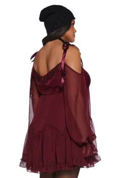 Current Mood Dresses|Mini Dresses*Whirlwind Radiance Mini Dress - Red