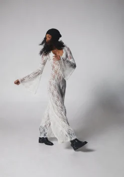 Current Mood Jumpsuits & Rompers|Plus*Whispering Wind Lace Jumpsuit