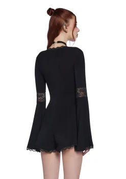 Widow Jumpsuits & Rompers*Whispering Wind Romper - Black