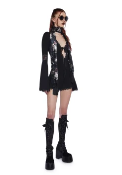 Widow Jumpsuits & Rompers*Whispering Wind Romper - Black