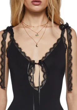 Current Mood Jumpsuits & Rompers|Plus*Whispering Wind Sleeveless Romper - Black