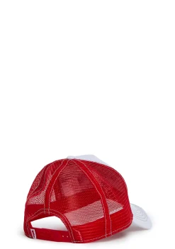 Von Dutch Hats*White And Red Trucker Hat