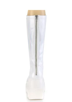 Demonia Boots|Platforms*White Shook Up Platform Boots