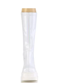 Demonia Boots|Platforms*White Shook Up Platform Boots