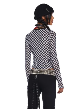 Current Mood Tops*Why Bother Mesh Top