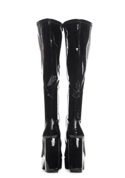 x_Rasolli Boots|Platforms*Wicked Head Versus Heart Platform Boots