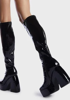 x_Rasolli Boots|Platforms*Wicked Head Versus Heart Platform Boots